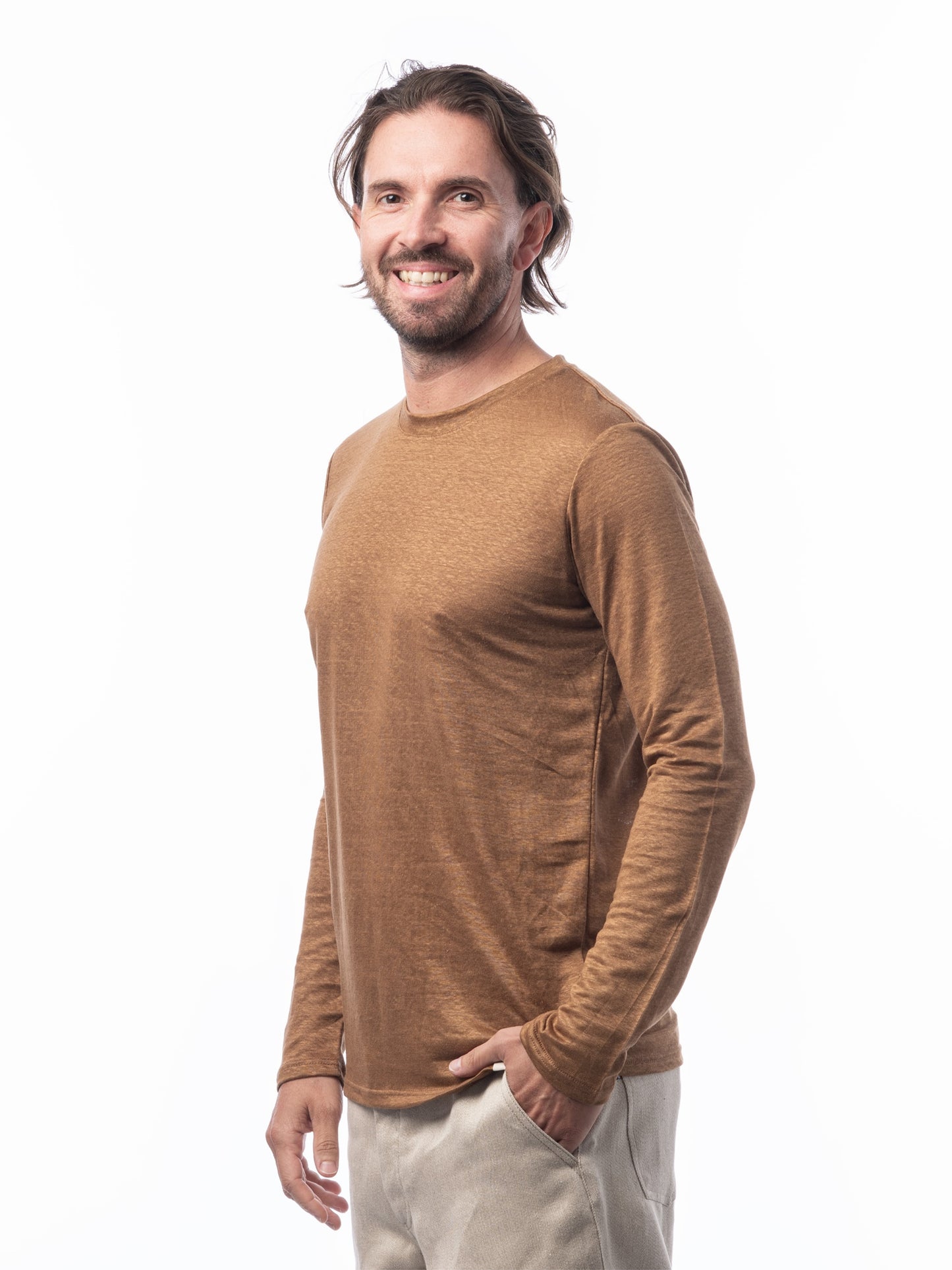 Homme | Manche Longue | Camel