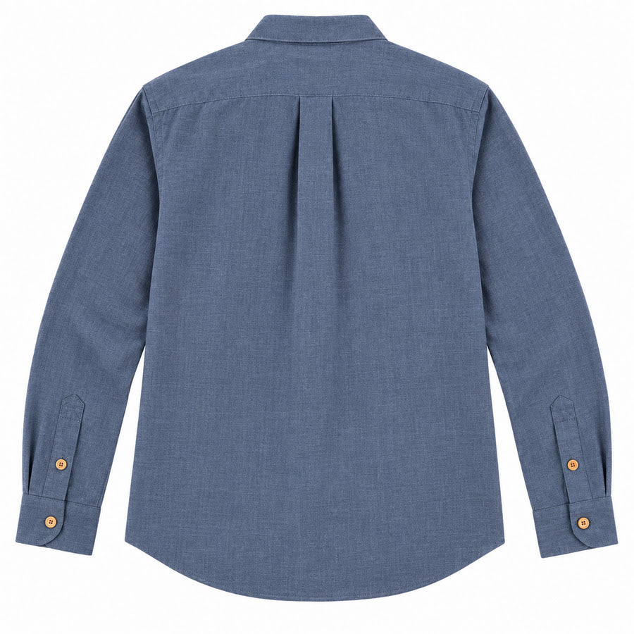 Chemise Chanvre | Homme | Bleu Horizon