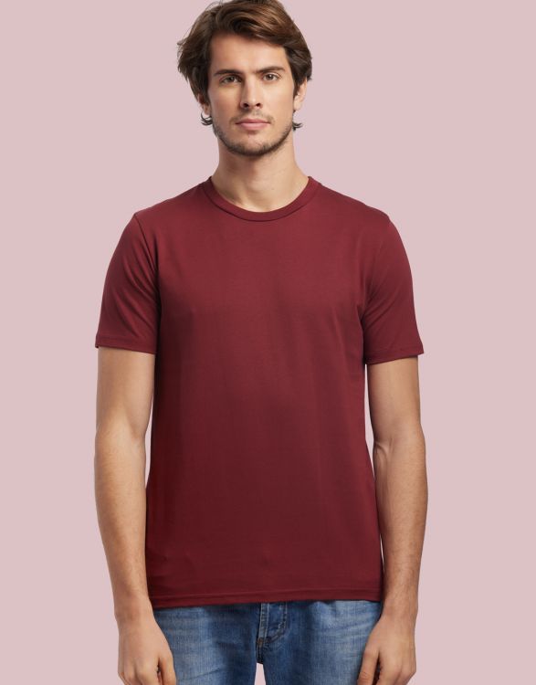 TEE HOMME COTON BIO BORDEAUX