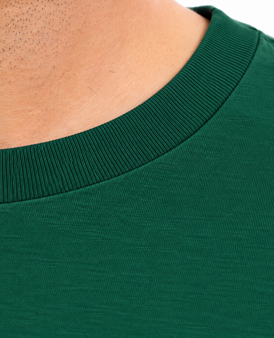 TEE HOMME COTON BIO VERT