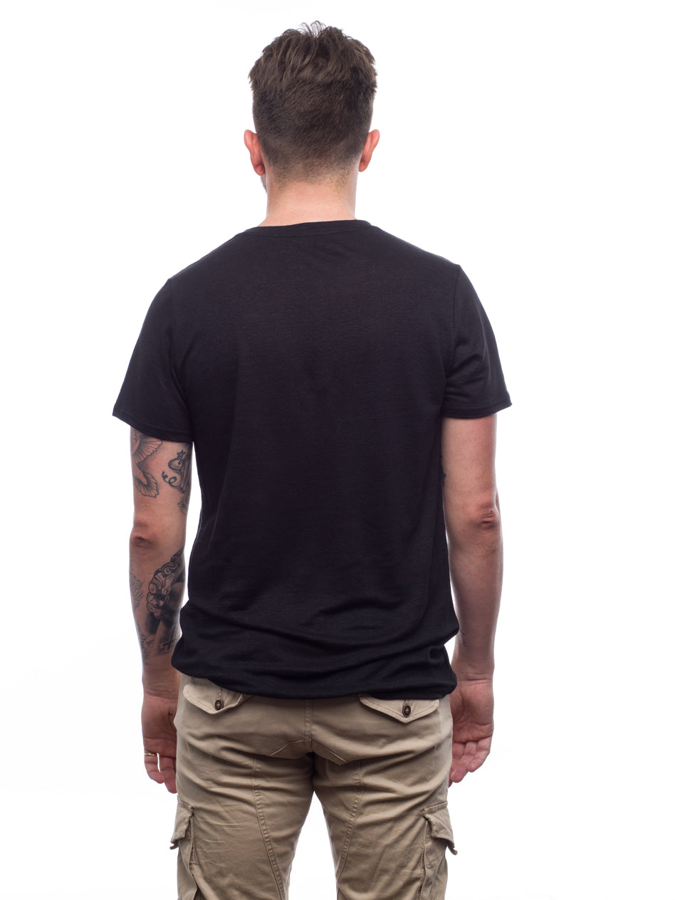 Homme | Col V | noir
