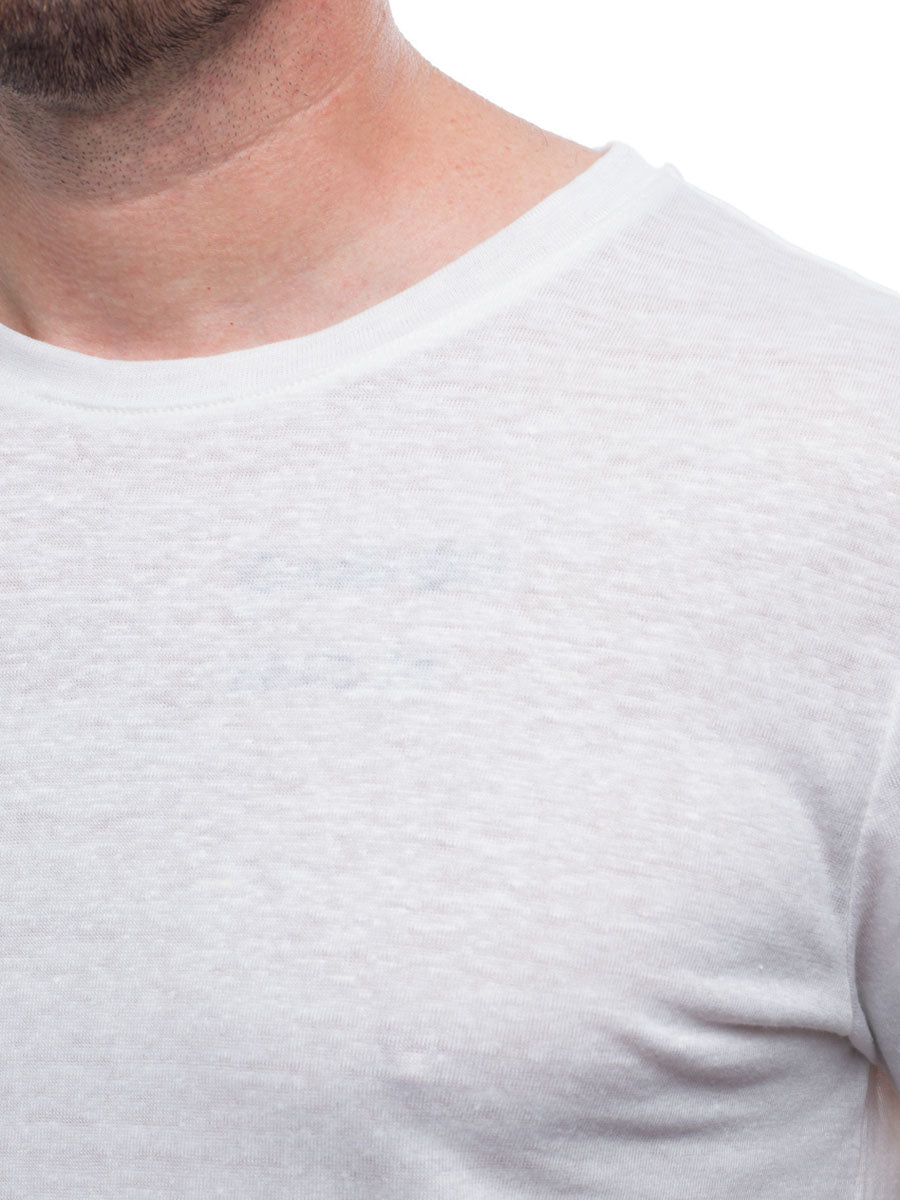 Homme | Col rond | blanc