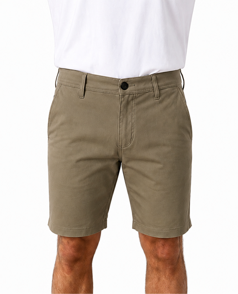 Homme | Bermuda | Kaki Coton Bio