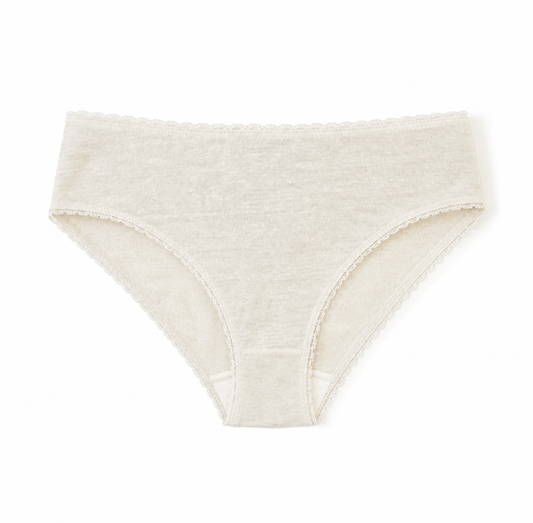 Femme | La Culotte en lin | Ecrue