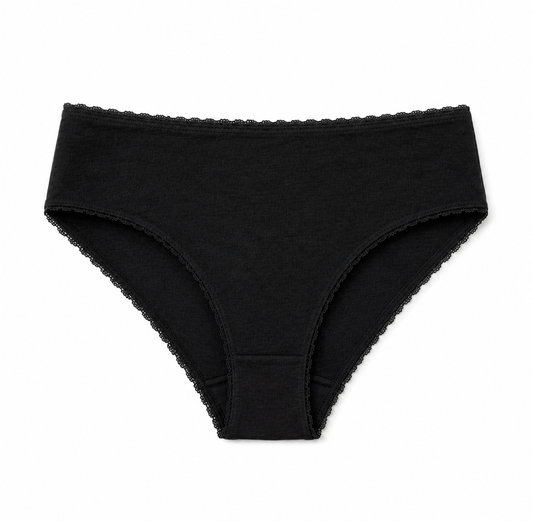 Femme | La Culotte en lin | noire