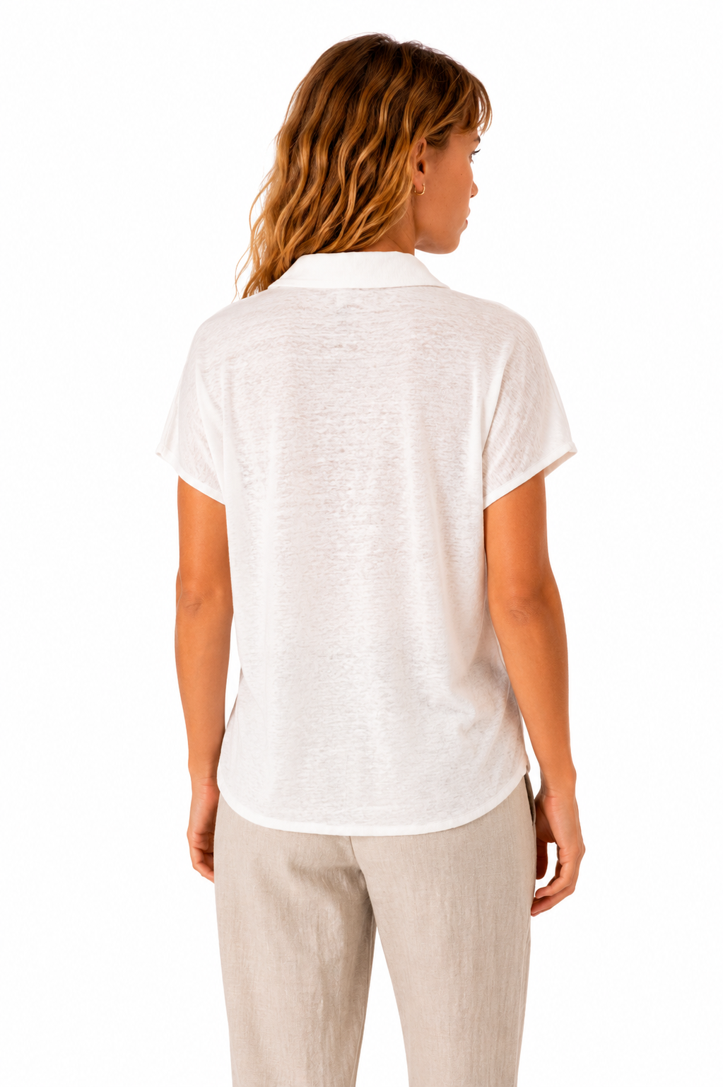 Femme | Polo | lin Ecru