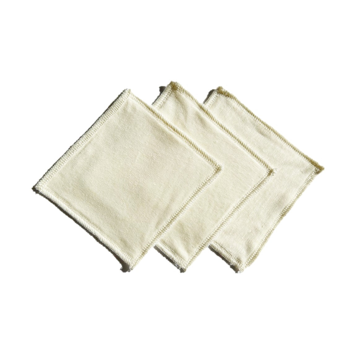 Lot de 3 Lingettes en lin bio écru MIF