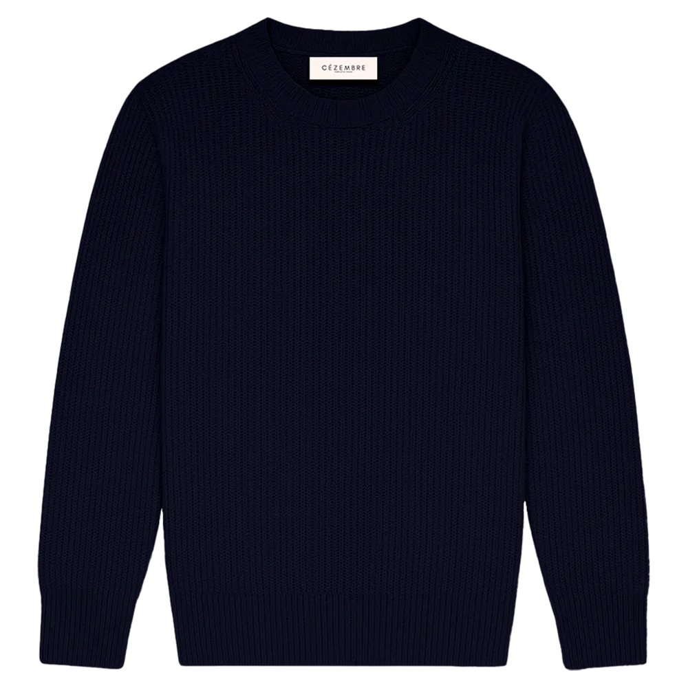 Pull Marine Femme (L/C)