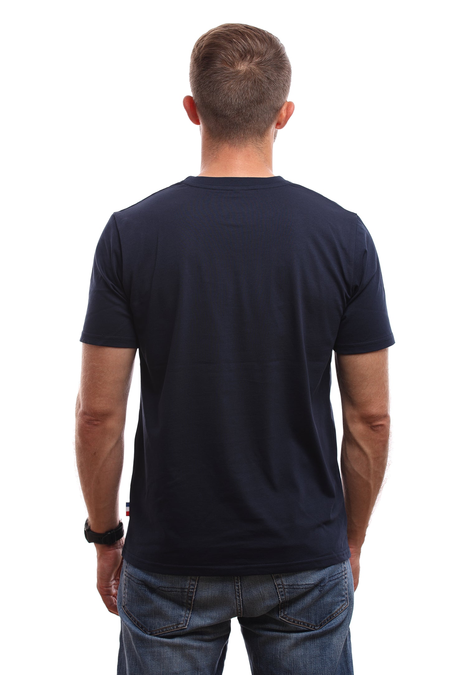 TEE HOMME COTON BIO MARINE