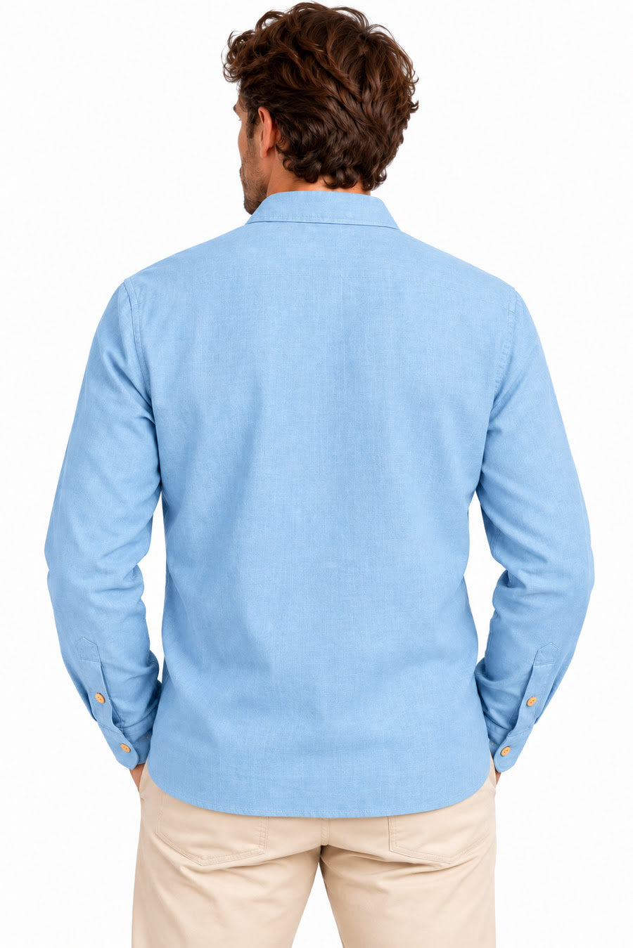 Chemise Lin | Homme | Bleu Ciel