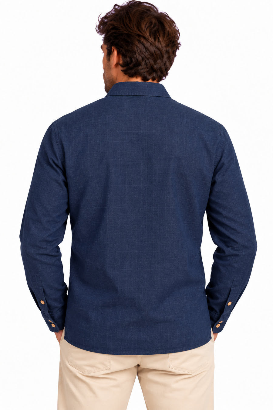 Chemise Lin | Homme | Bleu Marine