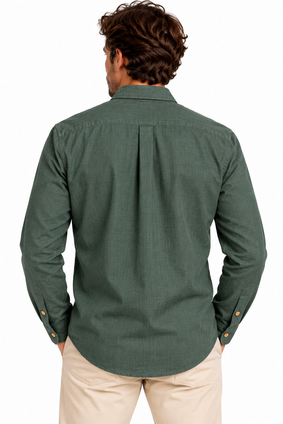 Chemise Chanvre | Homme | Vert Sylvestre