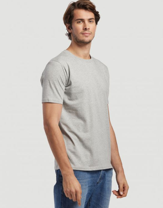 TEE HOMME COTON BIO GRIS CLAIRE