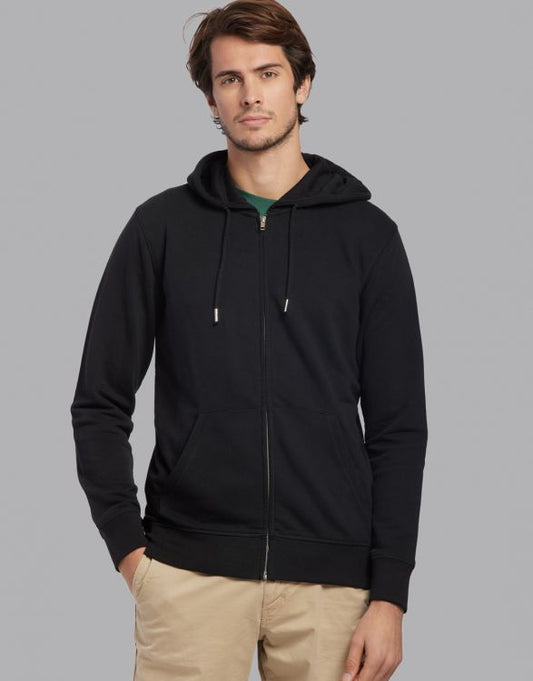 HOODIE ZIP CAP MIXTE NOIR