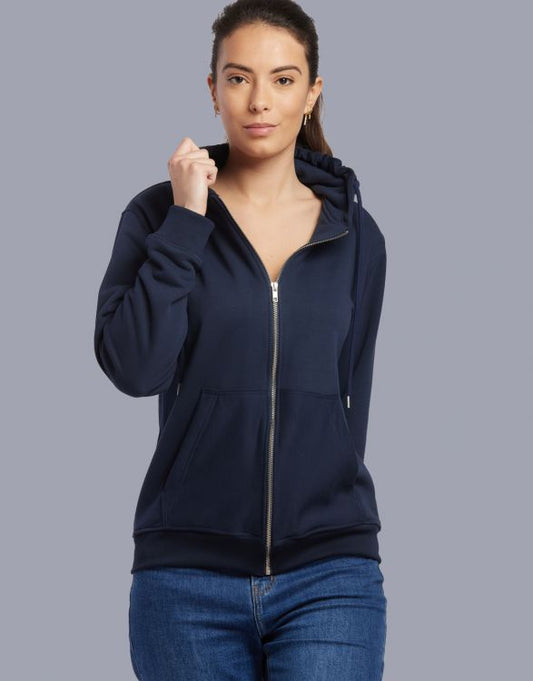 HOODIE ZIP CAP MIXTE MARINE