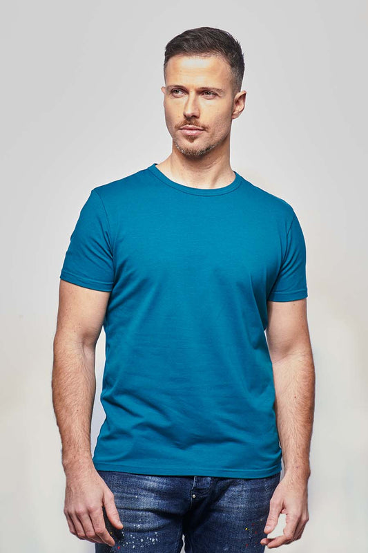 EMPREINTE TEE HOMME COTON BIO PETROLE