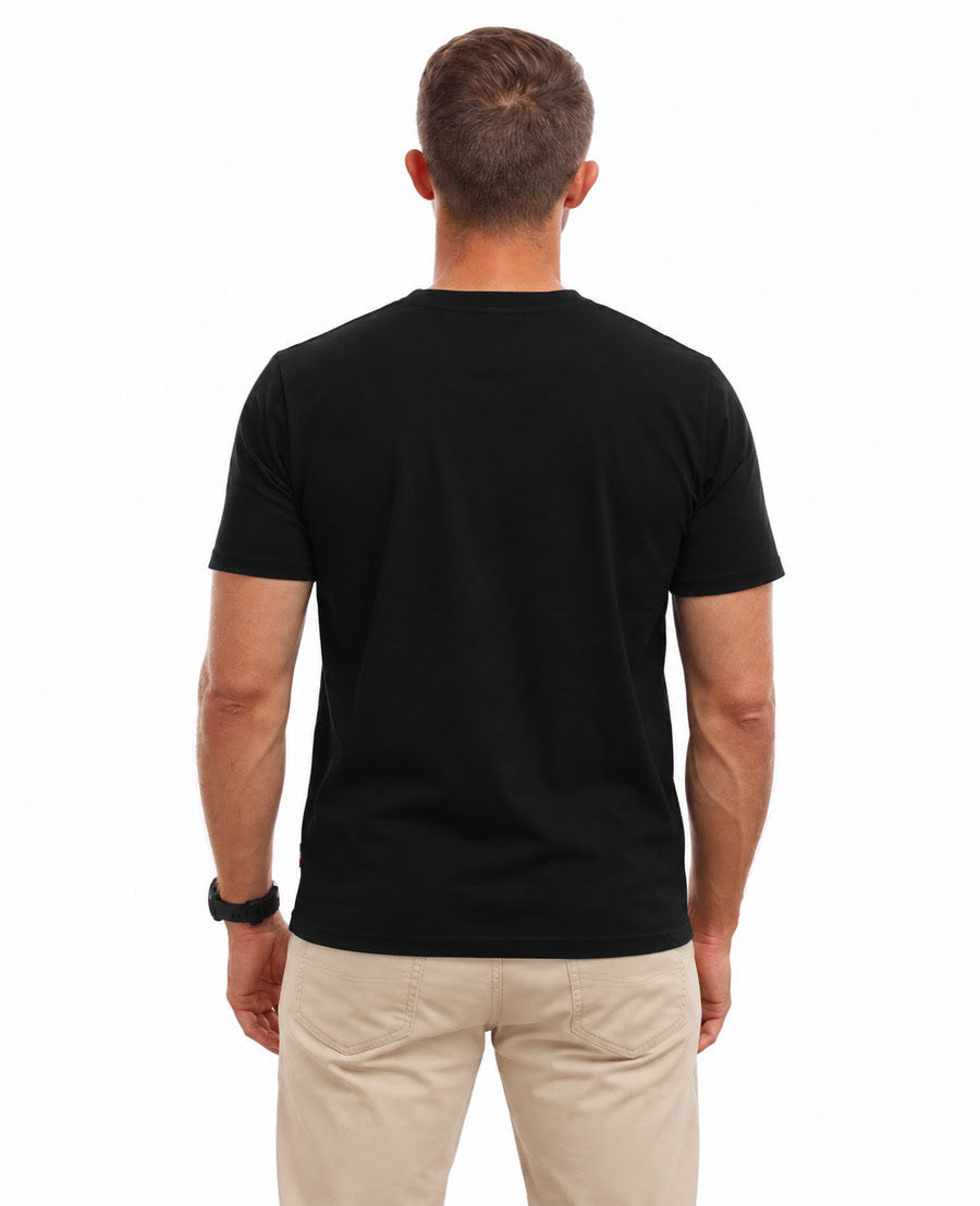 TEE HOMME COTON BIO NOIR