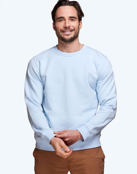 SWEAT MIXTE BLEU CIEL