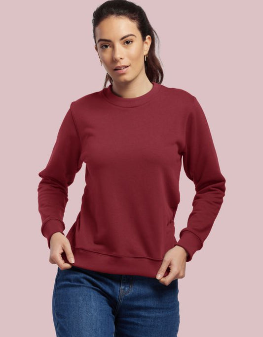 SWEAT MIXTE BORDEAUX