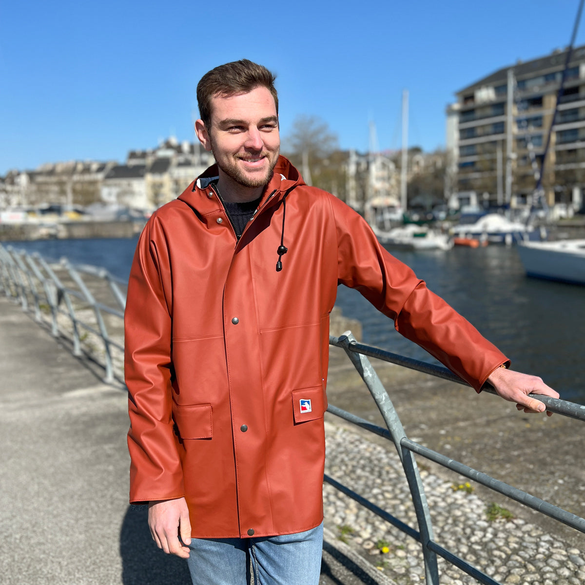 Veste Cirée terracotta